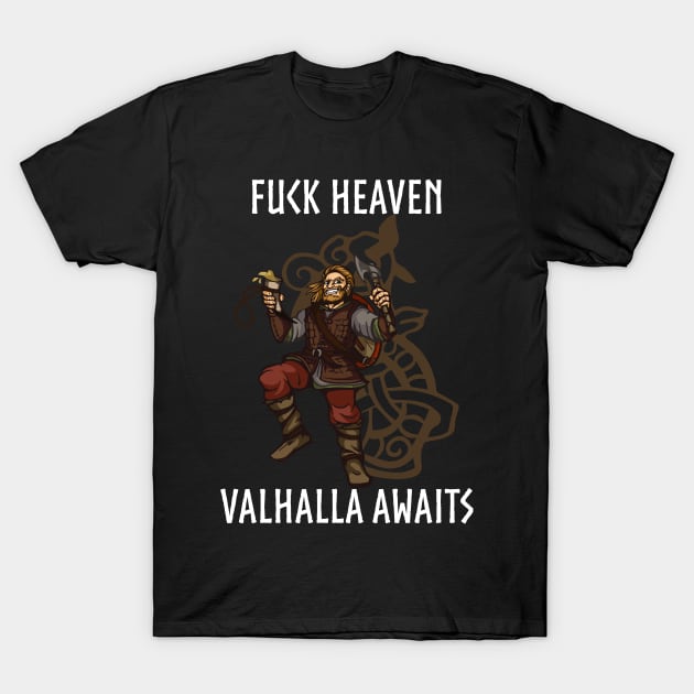 Valhalla Norse Mythology T-Shirt by Styr Designs